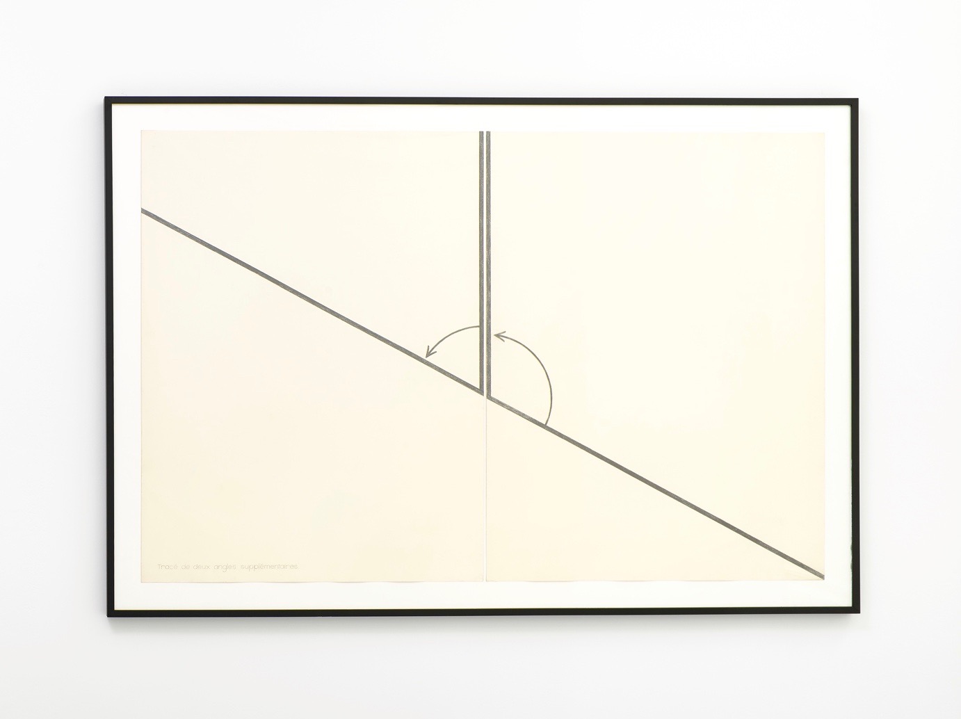 Trac de deux angles supplmentaires, 1977