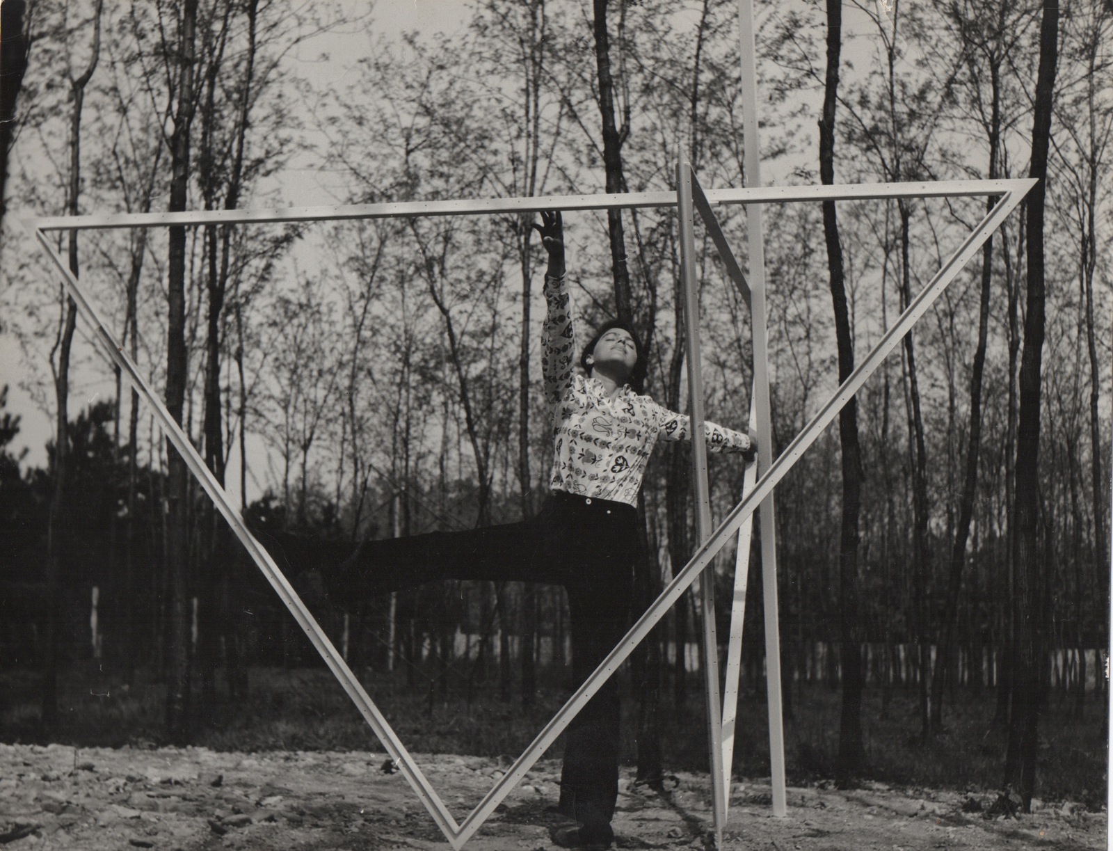 Sculptures en acier, parc de la Fondation Pagani, 1967