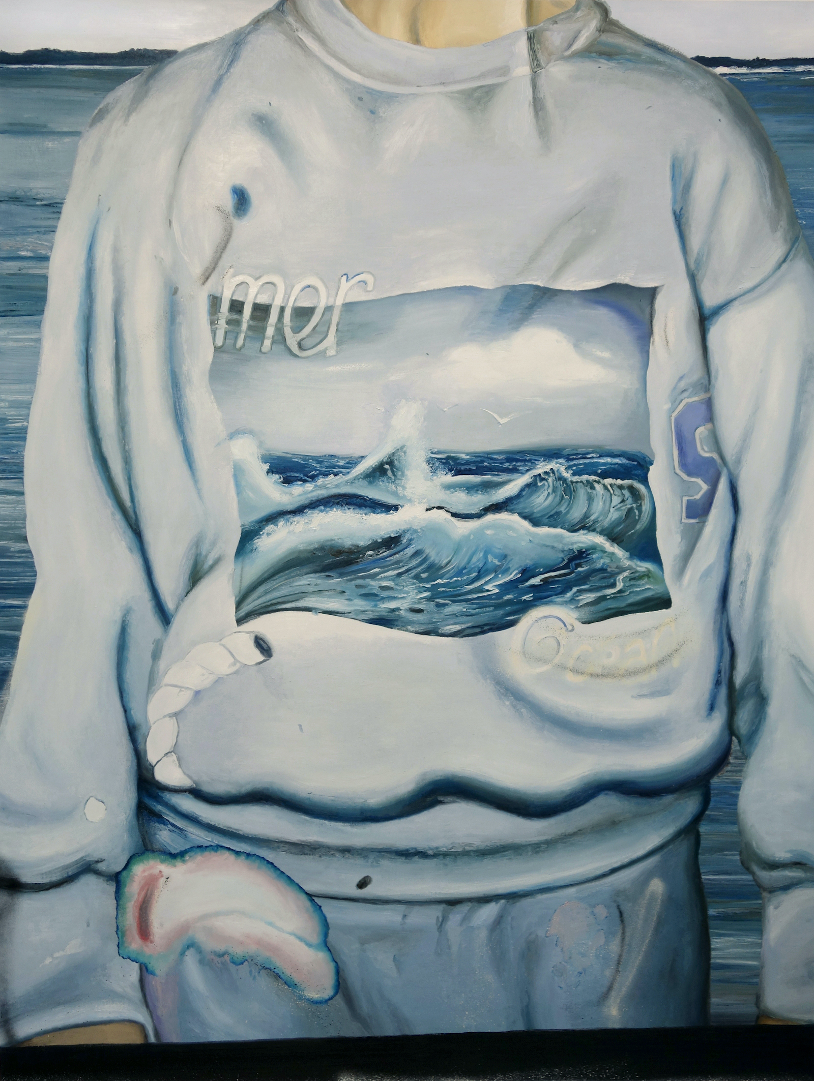 Sweat-shirt (Mer, ocan), 2019