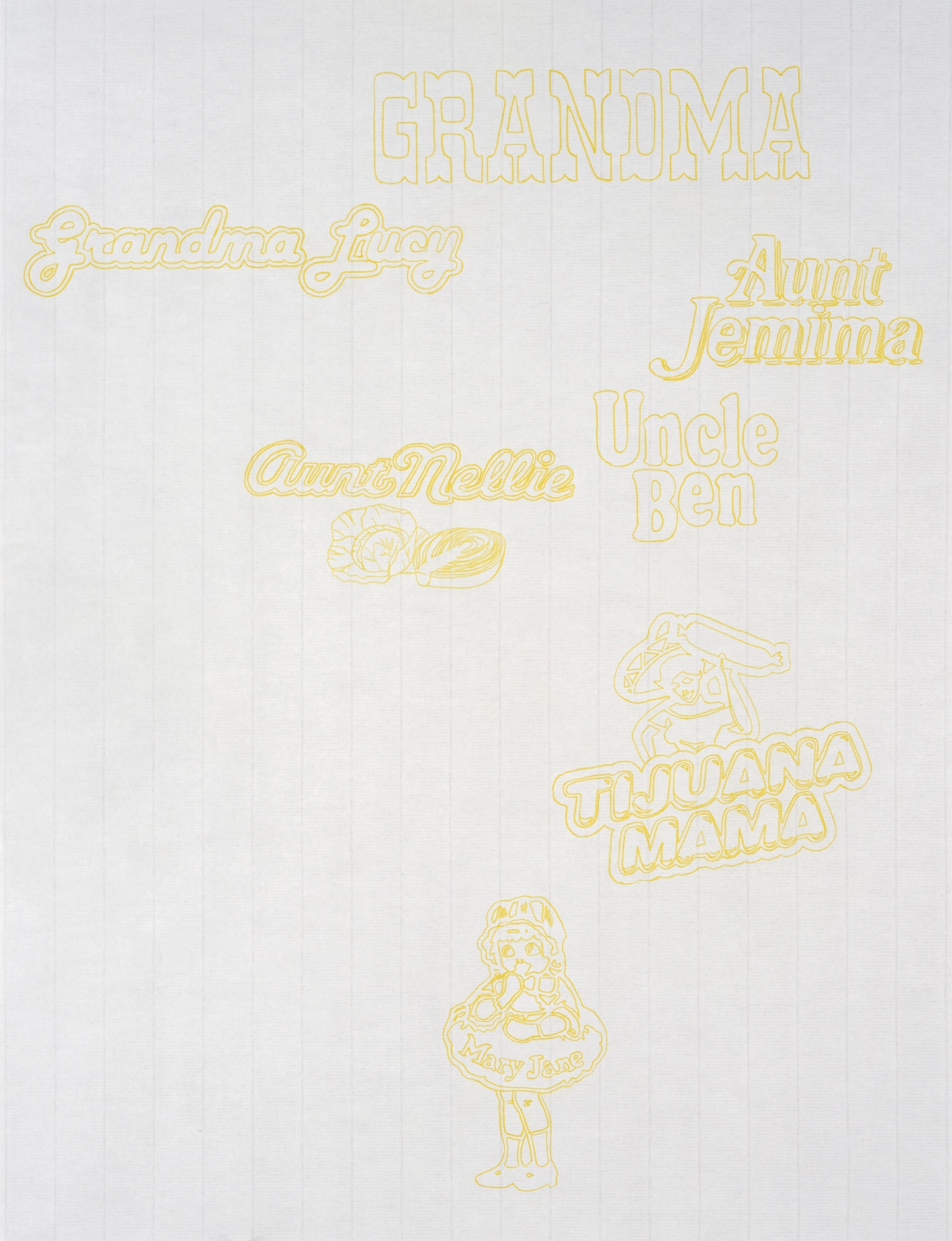 Mary Jane jaune, 2016